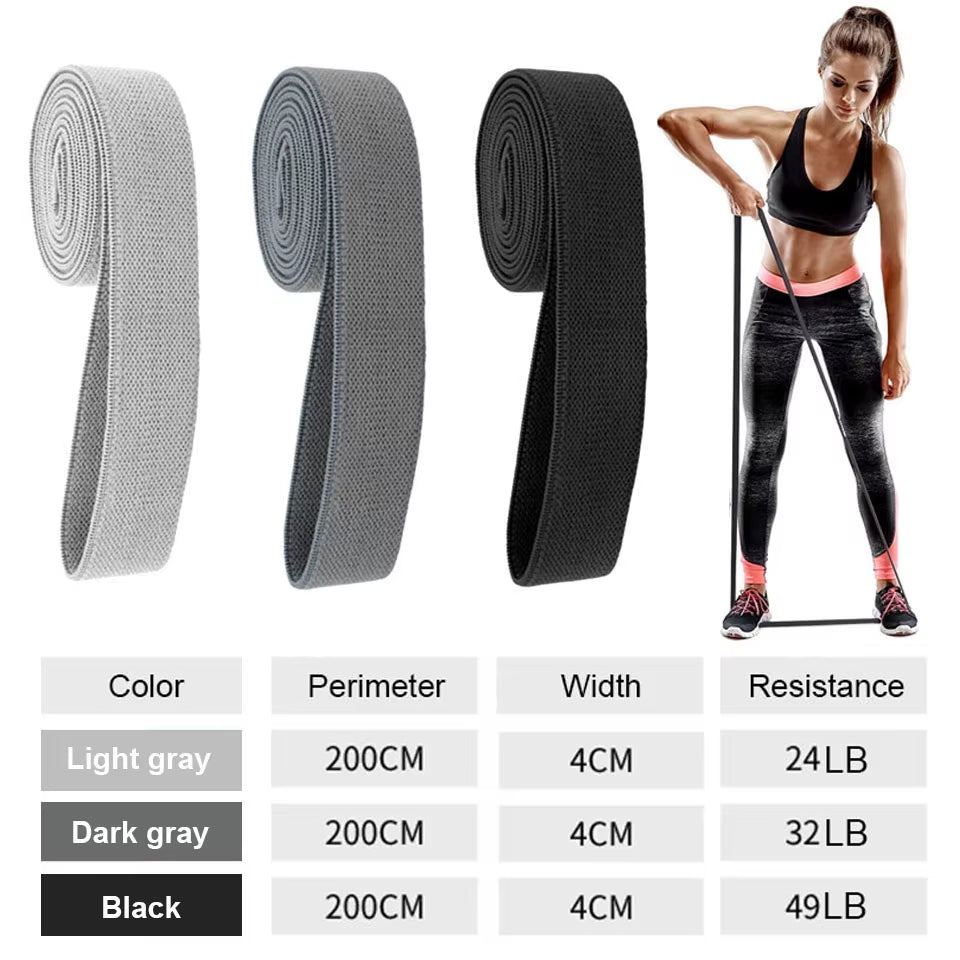 Durable Hip Circle Band Yoga Anti-Slip Gym Fitness Rubber Band Exercise Braided Elastic Band Hip Lifting Resistance Band