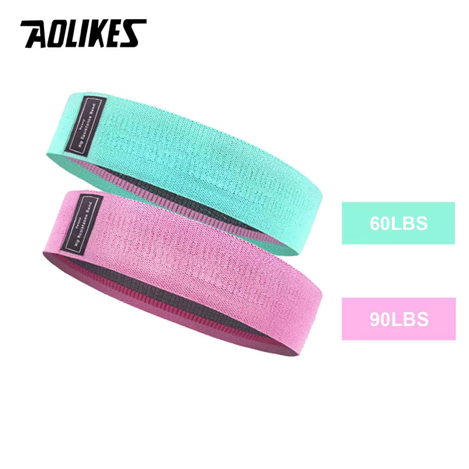 Durable Hip Circle Band Yoga Anti-Slip Gym Fitness Rubber Band Exercise Braided Elastic Band Hip Lifting Resistance Band