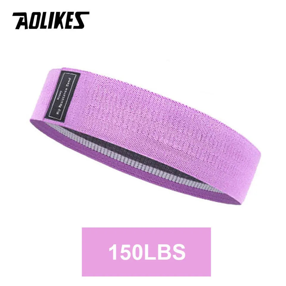 Durable Hip Circle Band Yoga Anti-Slip Gym Fitness Rubber Band Exercise Braided Elastic Band Hip Lifting Resistance Band