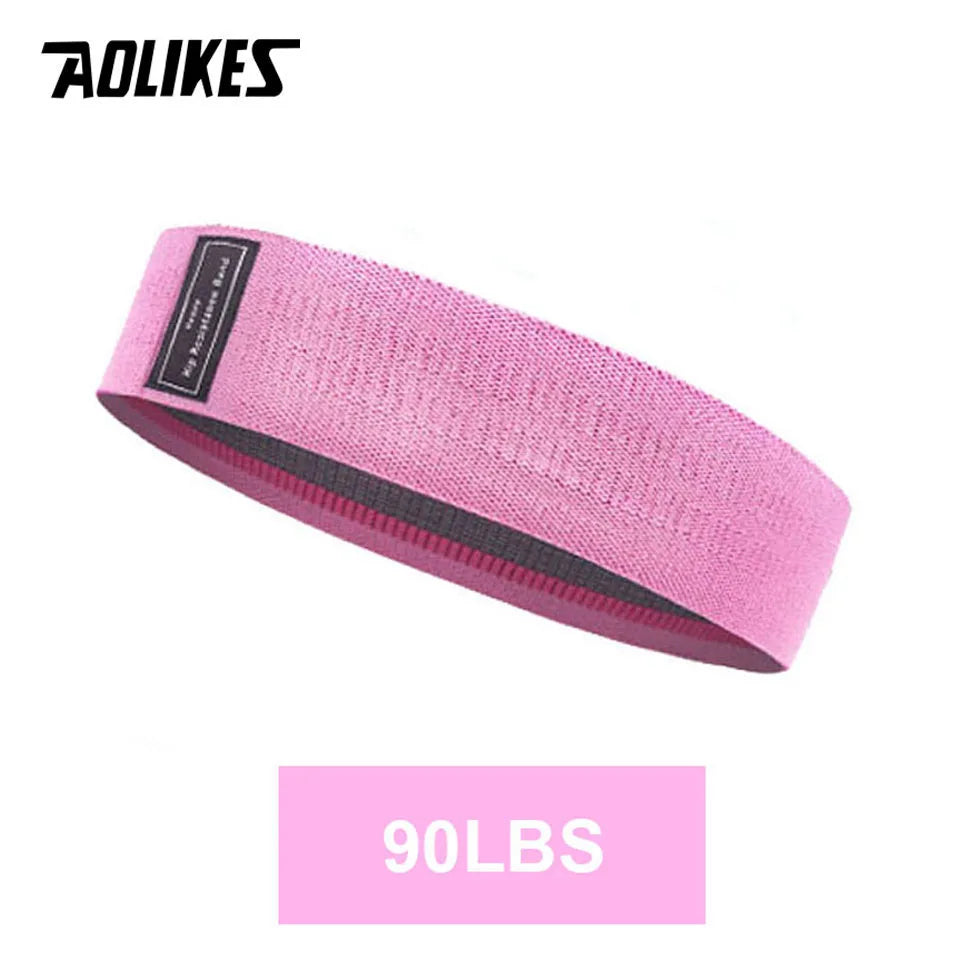 Durable Hip Circle Band Yoga Anti-Slip Gym Fitness Rubber Band Exercise Braided Elastic Band Hip Lifting Resistance Band