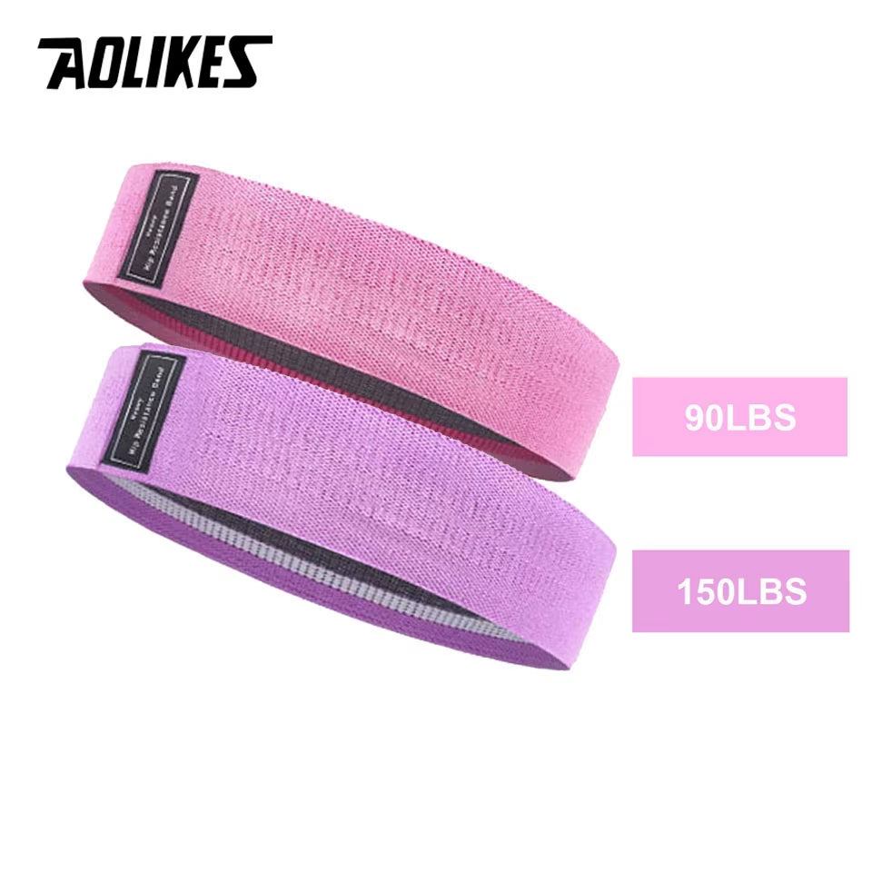 Durable Hip Circle Band Yoga Anti-Slip Gym Fitness Rubber Band Exercise Braided Elastic Band Hip Lifting Resistance Band