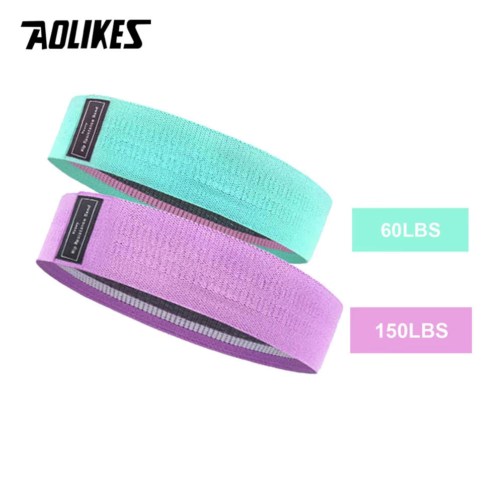 Durable Hip Circle Band Yoga Anti-Slip Gym Fitness Rubber Band Exercise Braided Elastic Band Hip Lifting Resistance Band