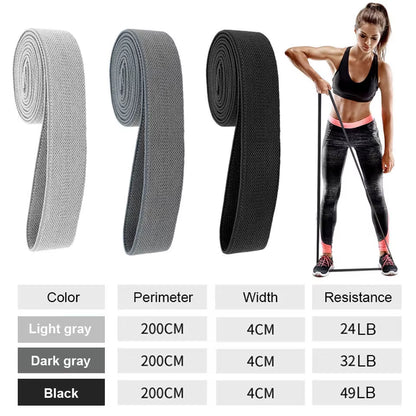 Durable Hip Circle Band Yoga Anti-Slip Gym Fitness Rubber Band Exercise Braided Elastic Band Hip Lifting Resistance Band