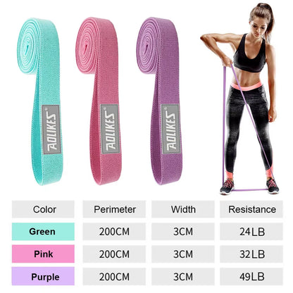 Durable Hip Circle Band Yoga Anti-Slip Gym Fitness Rubber Band Exercise Braided Elastic Band Hip Lifting Resistance Band